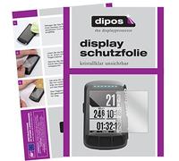 dipos I 3x Screen Protector compatible with Wahoo Elemnt Bolt GPS Protection Films clear