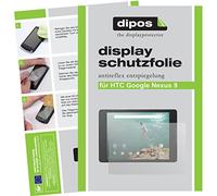 dipos I 3x Screen Protector matte compatible with HTC Google Nexus 9 Protection Films