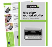 dipos I 3x Screen Protector matte compatible with TechniSat DigitRadio 580 Protection Films