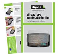 dipos I 3x Screen Protector matte compatible with TomTom Trucker 5000 Protection Films