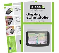 dipos I 3x Screen Protector matte compatible with TomTom Via 62 Protection Films