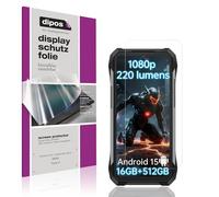 dipos I 4x Screen Protector compatible with 8849 Tank X Protection Films clear
