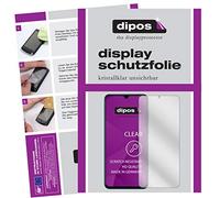 dipos I 4x Screen Protector compatible with Samsung Galaxy A70 Protection Films clear (2x front + 2x back)