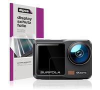 dipos I 4x Screen Protector compatible with Surfola SF630 Action Cam Protection Films clear