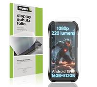 dipos I 4x Screen Protector matte compatible with 8849 Tank X Protection Films