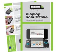 dipos I 4x Screen Protector matte compatible with Nintendo 2DS XL Protection Films (2x front & 2x back)