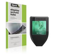 dipos I 4x Screen Protector matte compatible with Trezor Model T Protection Films