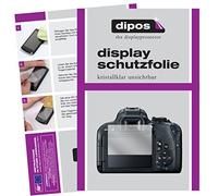 dipos I 6x Screen Protector compatible with Canon EOS 800D Protection Films clear