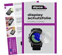 dipos I 6x Screen Protector compatible with Garmin Descent Mk1 Protection Films clear