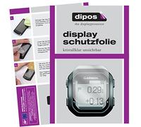 dipos I 6x Screen Protector compatible with Garmin Edge 25 Protection Films clear