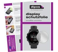 dipos I 6x Screen Protector compatible with Garmin Forerunner 245 Protection Films clear