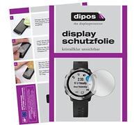 dipos I 6x Screen Protector compatible with Garmin Forerunner 645 Music Protection Films clear