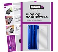dipos I 6x Screen Protector compatible with Honor 8X back Protection Films clear