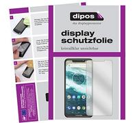 dipos I 6x Screen Protector compatible with Motorola One Power Protection Films clear