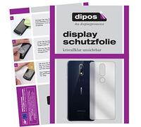dipos I 6x Screen Protector compatible with Nokia 7.1 rear Protection Films clear
