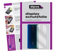 dipos I 6x Screen Protector compatible with Oppo F11 back Protection Films clear