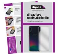 dipos I 6x Screen Protector compatible with Samsung Galaxy A70 back Protection Films clear