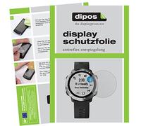 dipos I 6x Screen Protector matte compatible with Garmin Forerunner 645 Protection Films