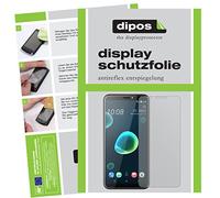 dipos I 6x Screen Protector matte compatible with HTC Desire 12 Plus Protection Films (3x front & 3x back)