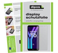 dipos I 6x Screen Protector matte compatible with Huawei Y6 (2018) Protection Films (3x front & 3x back)