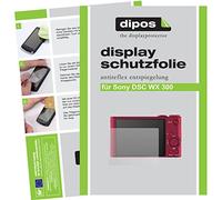 dipos I 6x Screen Protector matte compatible with Sony DSC WX 300 Protection Films