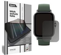 dipos I Privacy Filter compatible with Amazfit GTR 2e Screen Protector Anti-Spy 4-Way Protection