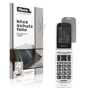dipos I Privacy Filter compatible with Amplicomms PowerTel M7510-3G Senioren-Handy Screen Protector Anti-Spy 4-Way Protection