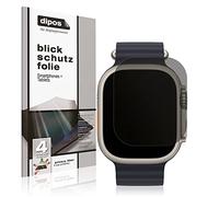 dipos I Privacy Filter compatible with Apple Watch Ultra Screen Protector Anti-Spy 4-Way Protection