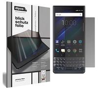 dipos I Privacy Filter compatible with Blackberry Key 2 LE Screen Protector Anti-Spy 4-Way Protection