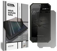 dipos I Privacy Filter compatible with Blackview BV4000 Screen Protector Anti-Spy 4-Way Protection