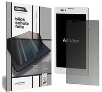 dipos I Privacy Filter compatible with BlindShell 2 Screen Protector Anti-Spy 4-Way Protection