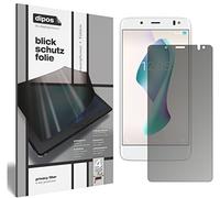 dipos I Privacy Filter compatible with BQ Aquaris VS Plus Screen Protector Anti-Spy 4-Way Protection