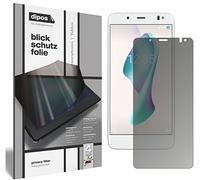 dipos I Privacy Filter compatible with BQ Aquaris VS Screen Protector Anti-Spy 4-Way Protection