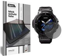 dipos I Privacy Filter compatible with Casio Pro Trek smart WSD-F30 Screen Protector Anti-Spy 4-Way Protection