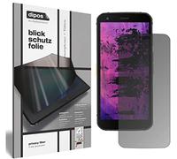 dipos I Privacy Filter compatible with Cat S62 Pro Screen Protector Anti-Spy 4-Way Protection