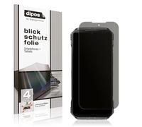 dipos I Privacy Filter compatible with Doogee V Max Pro Screen Protector Anti-Spy 4-Way Protection