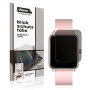 dipos I Privacy Filter compatible with Fireboltt Ninja Pro Max Screen Protector Anti-Spy 4-Way Protection