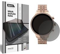dipos I Privacy Filter compatible with Fossil Gen 6 (42 mm) Smartwatch Screen Protector Anti-Spy 4-Way Protection