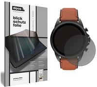 dipos I Privacy Filter compatible with Fossil Gen 6 (44 mm) Smartwatch Screen Protector Anti-Spy 4-Way Protection
