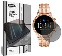 dipos I Privacy Filter compatible with Fossil Julianna HR (5. Gen.) Screen Protector Anti-Spy 4-Way Protection