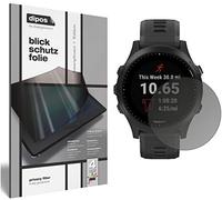 dipos I Privacy Filter compatible with Garmin Forerunner 245 Music Screen Protector Anti-Spy 4-Way Protection