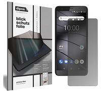 dipos I Privacy Filter compatible with Gigaset GS100 Screen Protector Anti-Spy 4-Way Protection