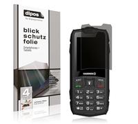 dipos I Privacy Filter compatible with Hammer Rock LTE Screen Protector Anti-Spy 4-Way Protection