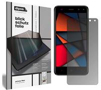 dipos I Privacy Filter compatible with Intex Indie 6 Screen Protector Anti-Spy 4-Way Protection