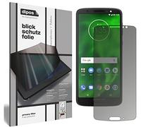 dipos I Privacy Filter compatible with Lenovo Moto G6 Screen Protector Anti-Spy 4-Way Protection