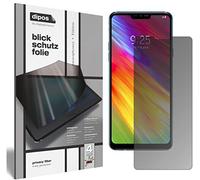 dipos I Privacy Filter compatible with LG Q9 One Screen Protector Anti-Spy 4-Way Protection