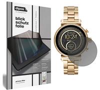 dipos I Privacy Filter compatible with Michael Kors Sofie 2.0 Smartwatch Screen Protector Anti-Spy 4-Way Protection