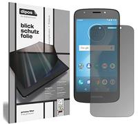 dipos I Privacy Filter compatible with Motorola Moto E5 Play SD425 Screen Protector Anti-Spy 4-Way Protection