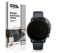 dipos I Privacy Filter compatible with Motsfit 1,32 inch Smartwatch Screen Protector Anti-Spy 4-Way Protection