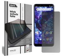 dipos I Privacy Filter compatible with Nokia 5.1 Plus Screen Protector Anti-Spy 4-Way Protection